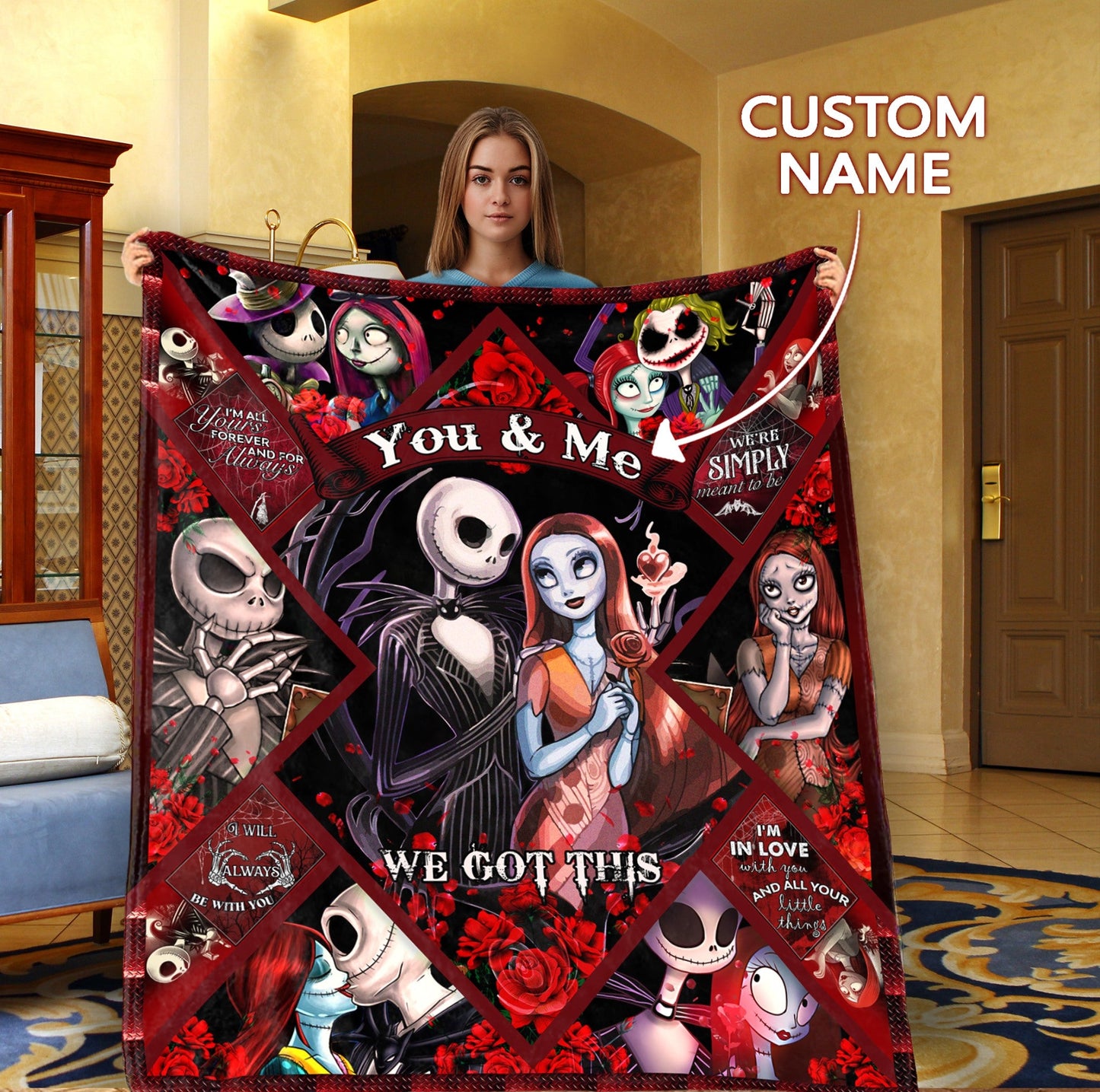 You And Me We Got This - Personalized Nightmare Blanket 0523