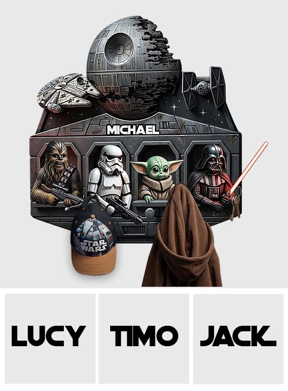 The Force - Personalized The Force Shaped Hanging Organizer