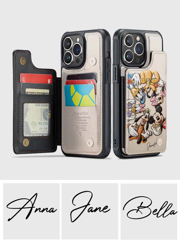 Magical - Personalized Mouse Fully Printed Wallet Phone Case