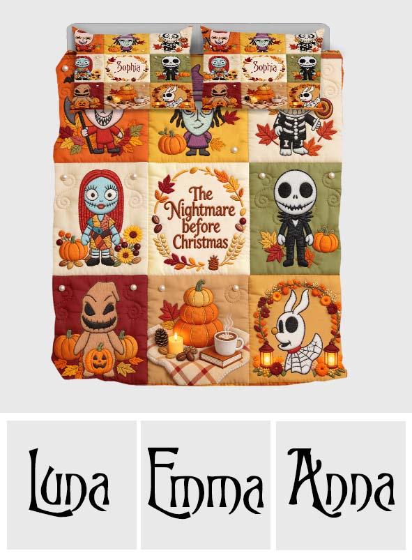 The Nighmare - Personalized Nightmare Quilt Set