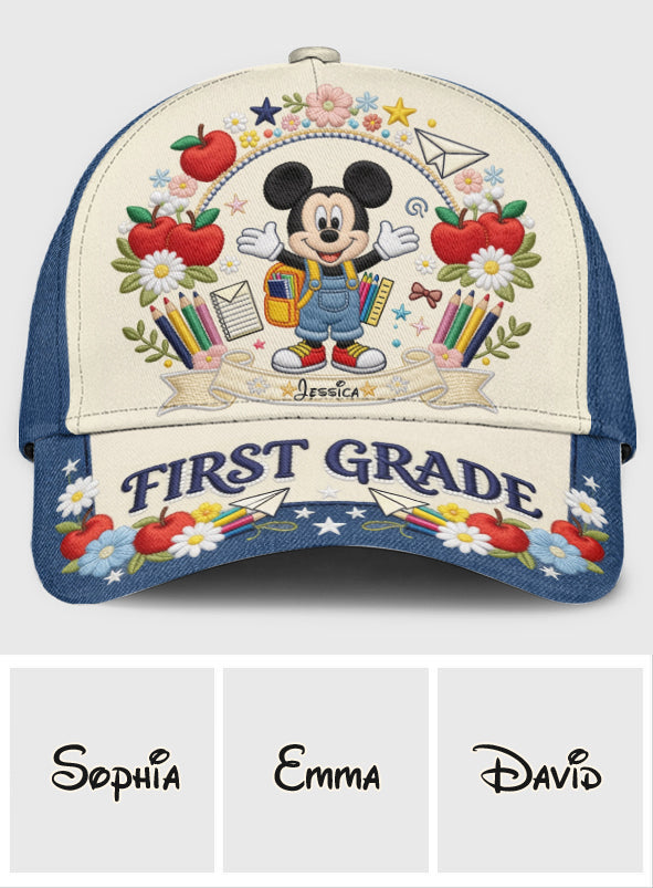 Back To School - Personalized Mouse Classic Cap