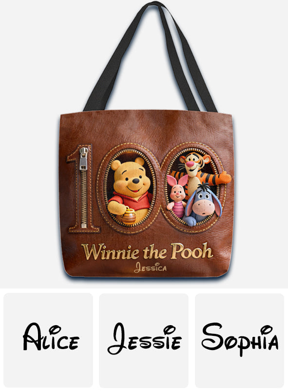 Honey Bear 100th Anniversary - Personalized Yellow Bear Tote Bag