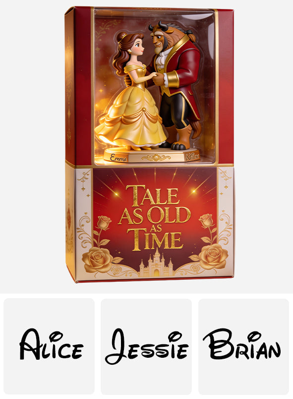 Tale As Old As Time - Personalized Beauty And The Beast Custom Shaped Acrylic Plaque