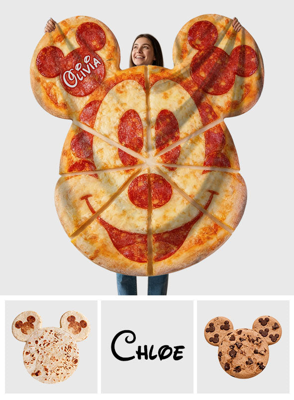 Magic Cake - Personalized Mouse Shaped Fleece Blanket