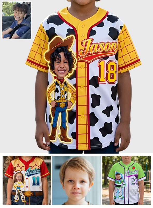 To Infinity And Beyond - Personalized Movie For Kids Baseball Jersey