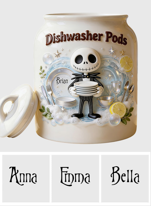 Dishwasher Pods - Personalized Nightmare Dishwasher Pod Container