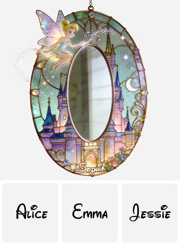 Magical Castle - Personalized Flying Fairy Wall Hanging Mirror