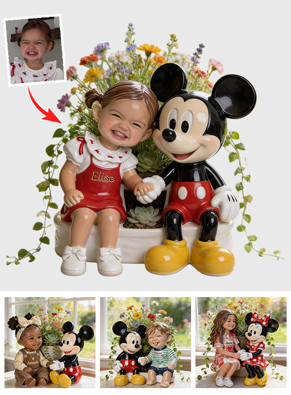 Magical Friends - Personalized Mouse Acrylic Pot