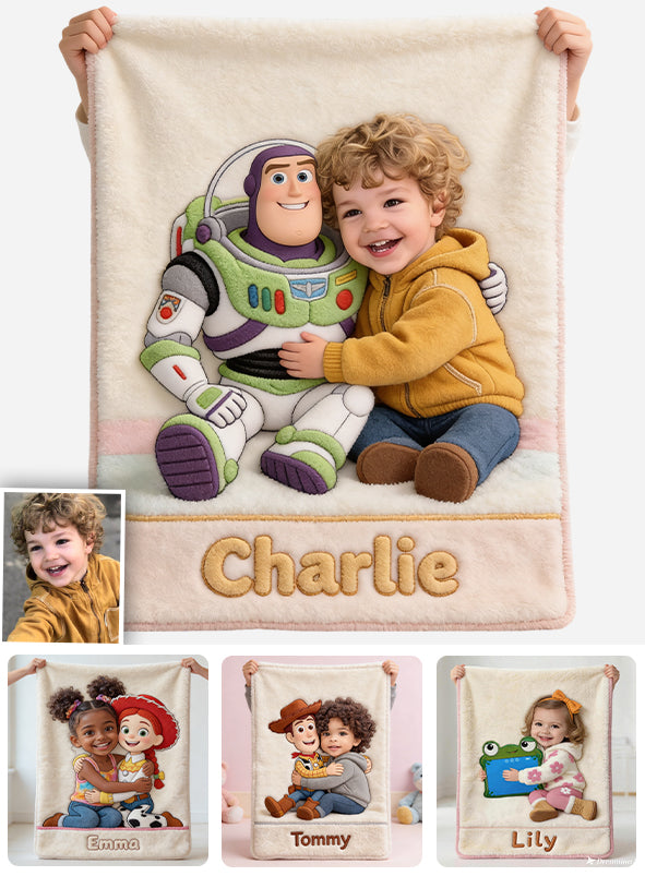 Toy Friends - Personalized Movie For Kids Blanket