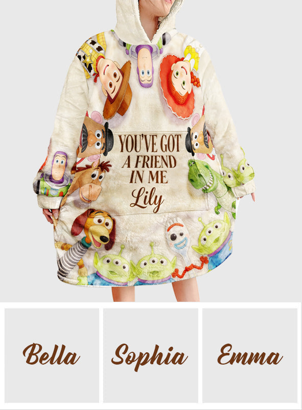 You Got A Friend In Me - Personalized Movie For Kids Blanket Hoodie