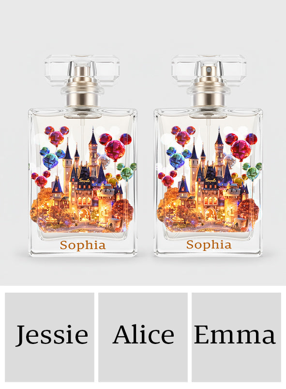 Magical Castle - Personalized Dream Trip Refillable Perfume Bottle