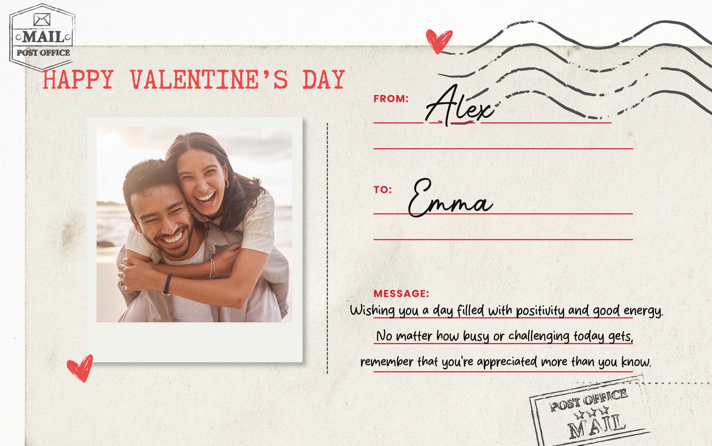 Couple Gift Card - Personalized Digital Gift Card
