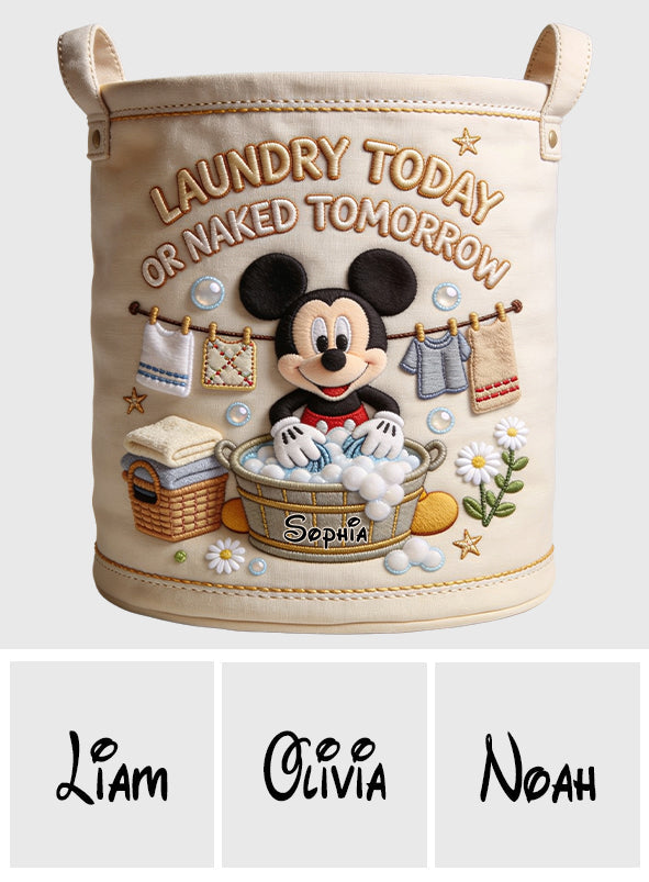 Laundry Today - Personalized Mouse Storage Basket