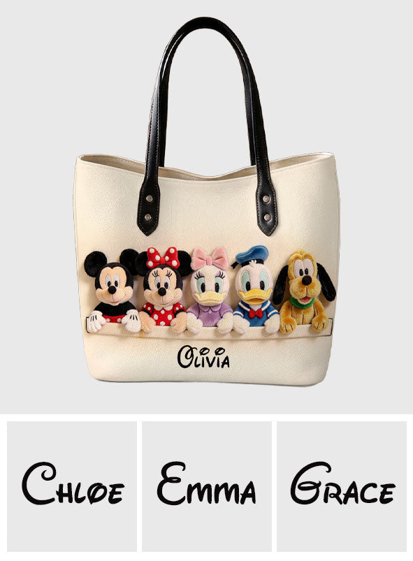 Friends - Personalized Mouse Leather Bag