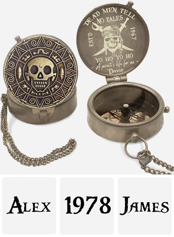 A Pirates Life For Me - Personalized Pirates Compass