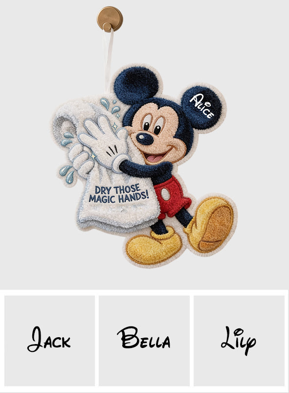 Dry Those Magic Hands - Personalized Mouse Hand Towel