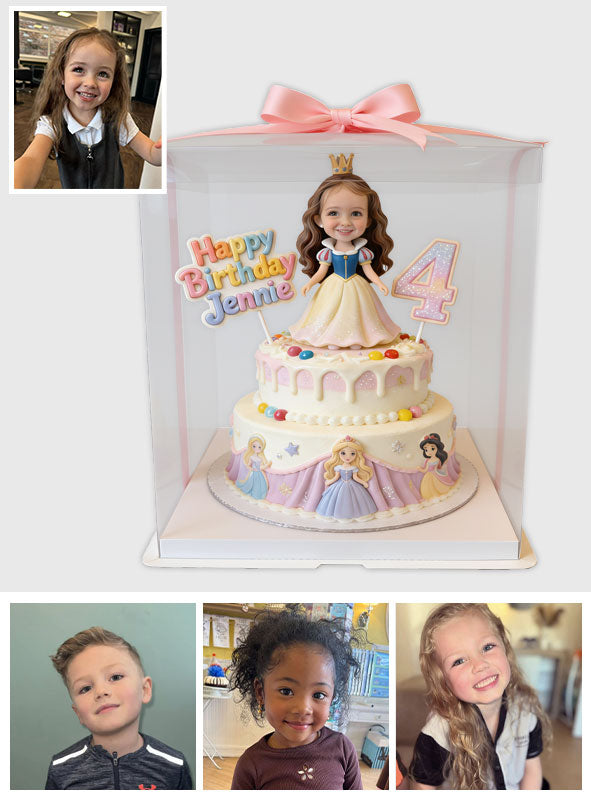 Happy Birthday Gift - Personalized Beautiful Princess Custom Shaped Acrylic Plaque