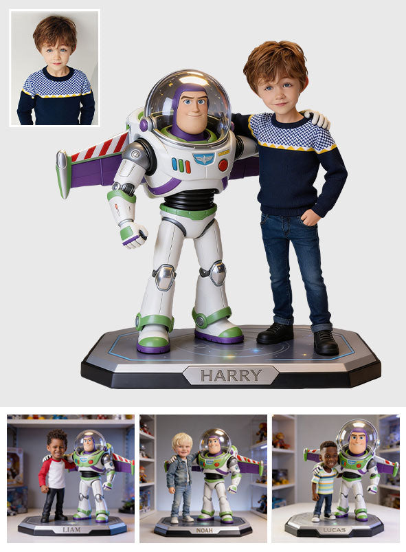 Buzz's Friend - Personalized Movie For Kids Custom Shaped Acrylic Plaque
