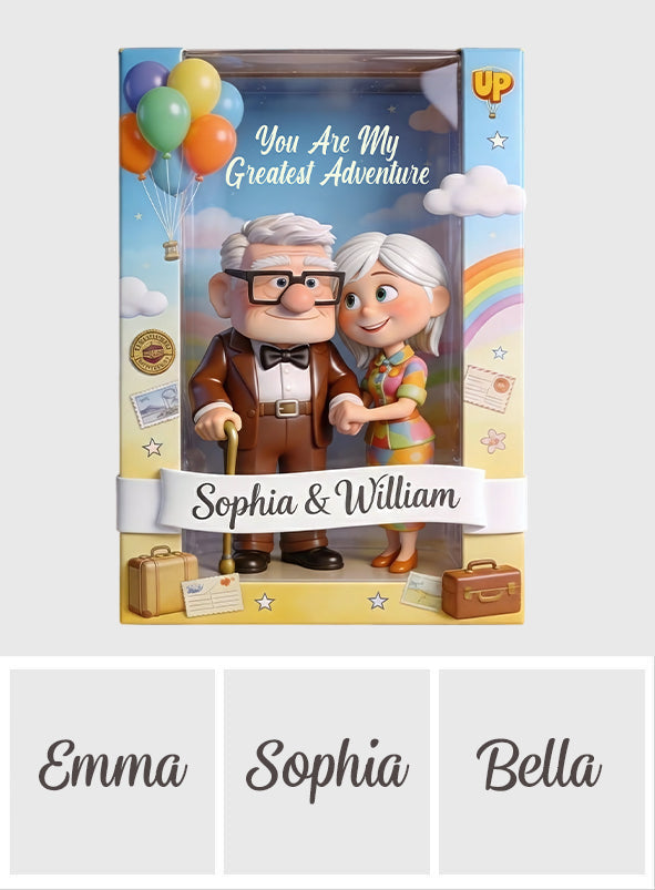 You Are My Greatest Adventure - Personalized Up Movie Couple Custom Shaped Acrylic Plaque
