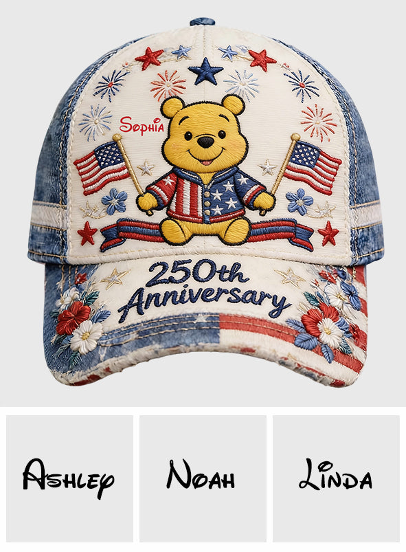 250th Anniversary - Personalized Yellow Bear Classic Cap