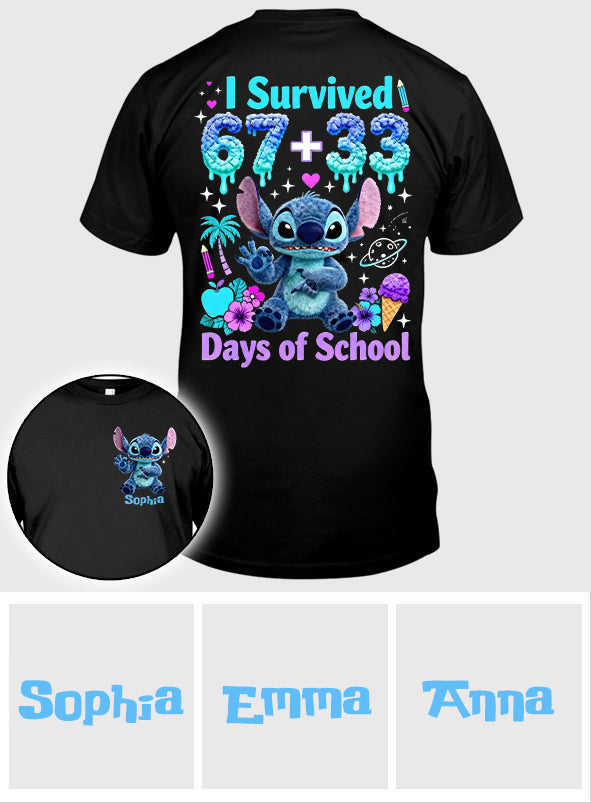 Cute Alien - Personalized Ohana T-shirt And Hoodie
