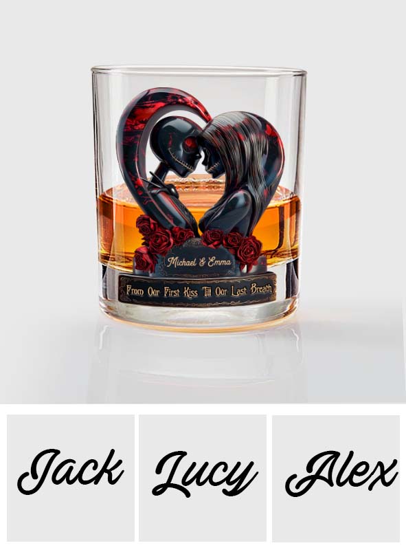 Till Death Do Us Part - Personalized Nightmare Whiskey Glass