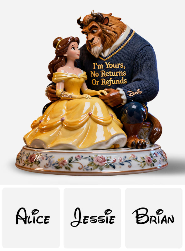 My Fairy Tale - Personalized Beauty And The Beast Custom Shaped Acrylic Plaque
