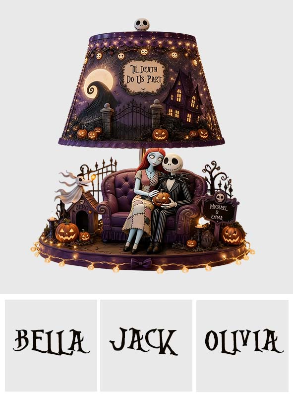 Til Death Do Us Part - Personalized Nightmare Acrylic LED Night Light