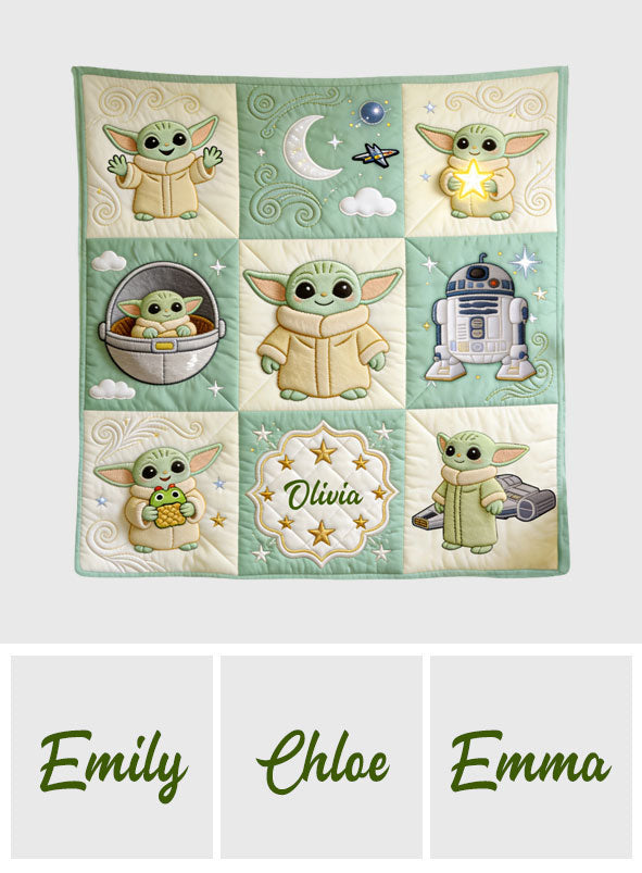 Cute Baby - Personalized The Force Blanket