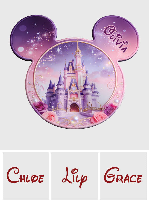 Magical Castle - Personalized Dream Trip Mouse Pad Custom Shape