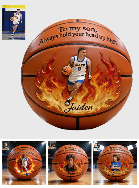 Believe In Yourself - Personalized Basketball Multi-Sport Ball