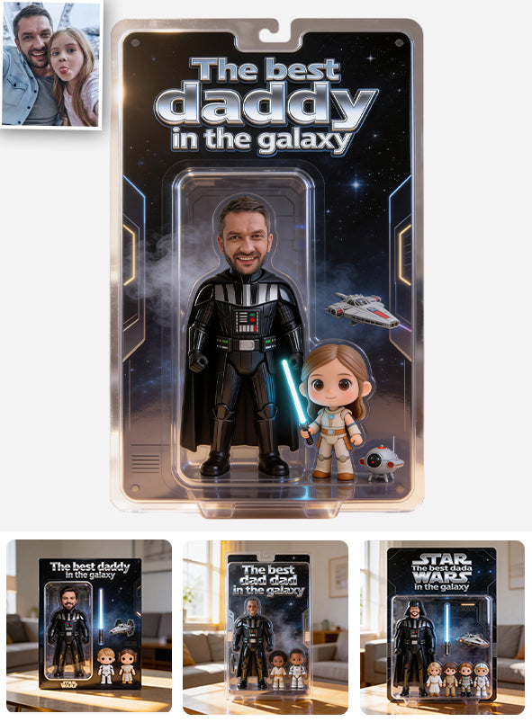 Gift for Dad, Best Dad In The Galaxy, Drive Safe Dad - Personalized The Force Custom Shaped Acrylic Plaque