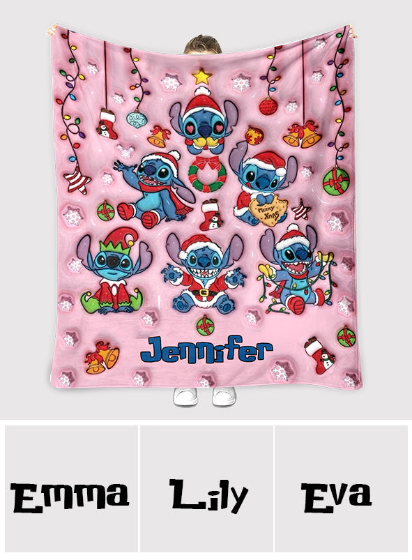 Wonderful Time - Personalized Ohana Blanket