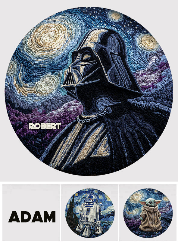 Starry Night - Personalized The Force Non-Slip Tufted Rug