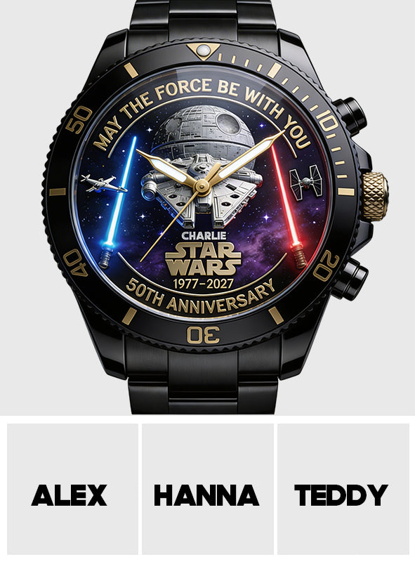 50th Anniversary - Personalized The Force Hand Watch