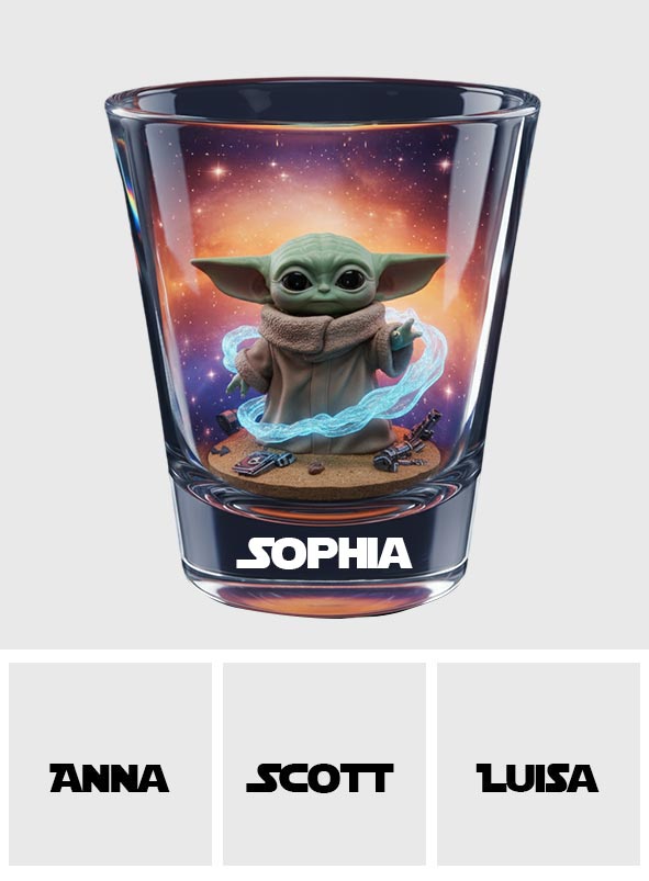 Galaxy Wars - Personalized The Force Shot Glasses Set