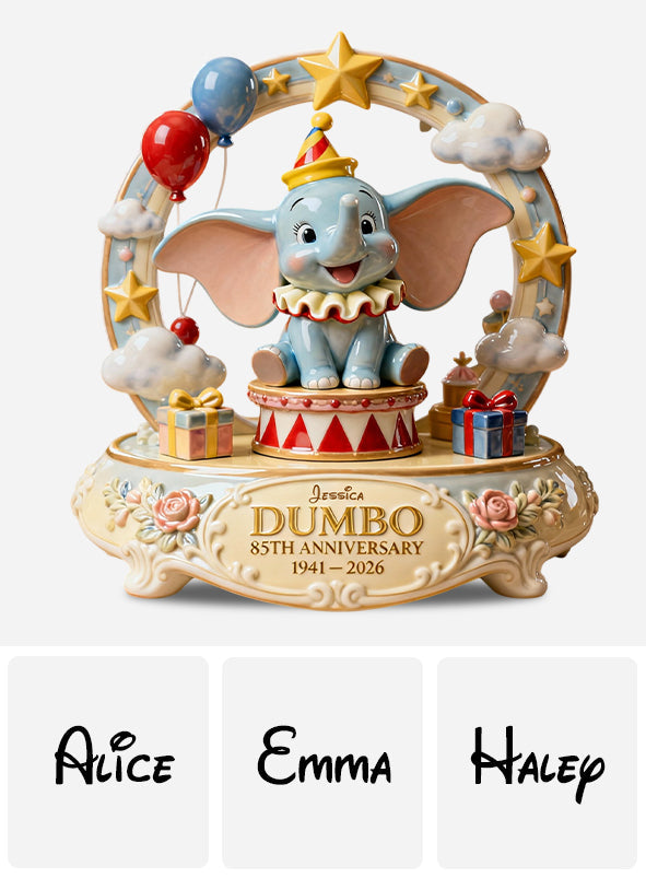 Flying Elephant 85th Anniversary - Personalized Baby Elephant Custom Shaped Acrylic Plaque