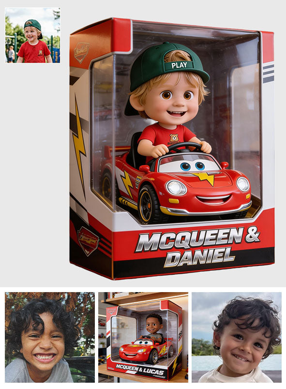 The Little Racer - Personalized Racing Lover Acrylic Display Box