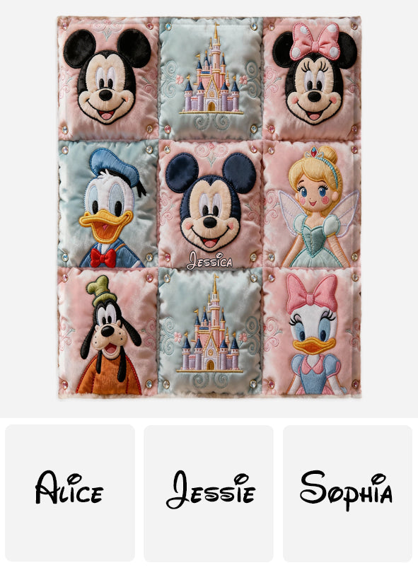 Magic Friends - Personalized Mouse Blanket