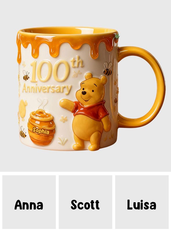 Honey Bear 100th Anniversary - Personalized Accent Mug