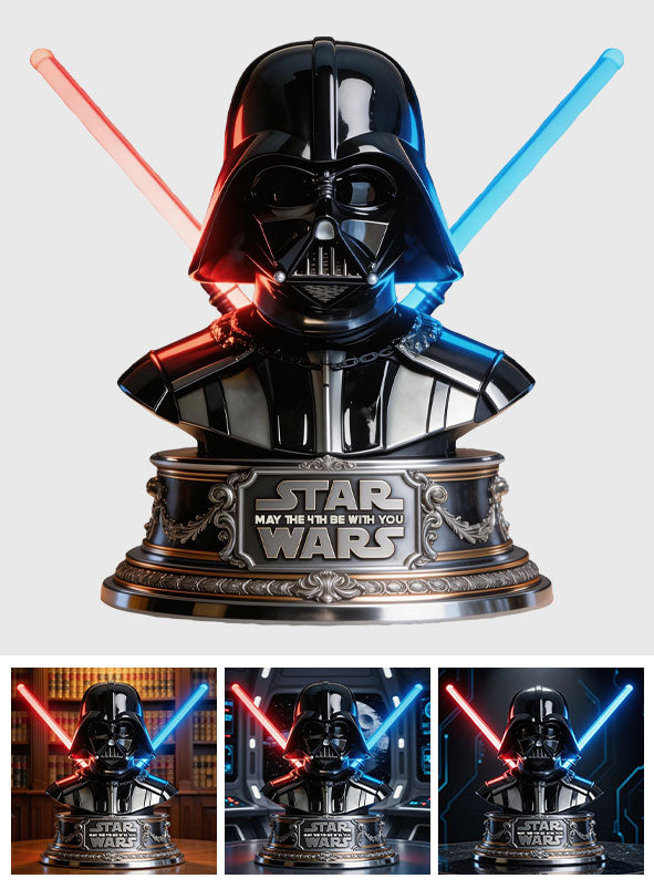May The 4th Be With You Dark Side - The Force Custom Shaped Acrylic Plaque