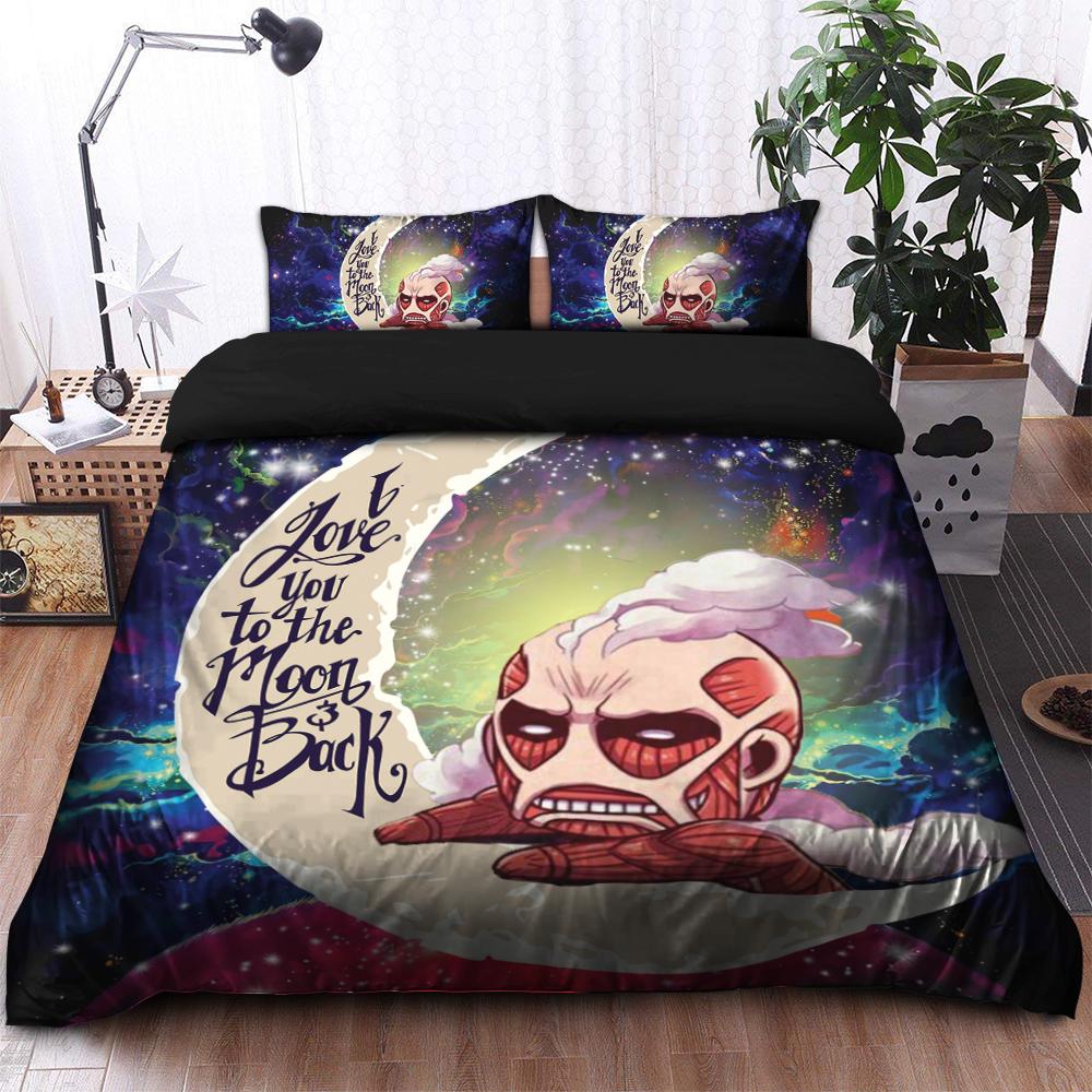 I Love You To The Moon And Back Giants War Bedding Set 0523