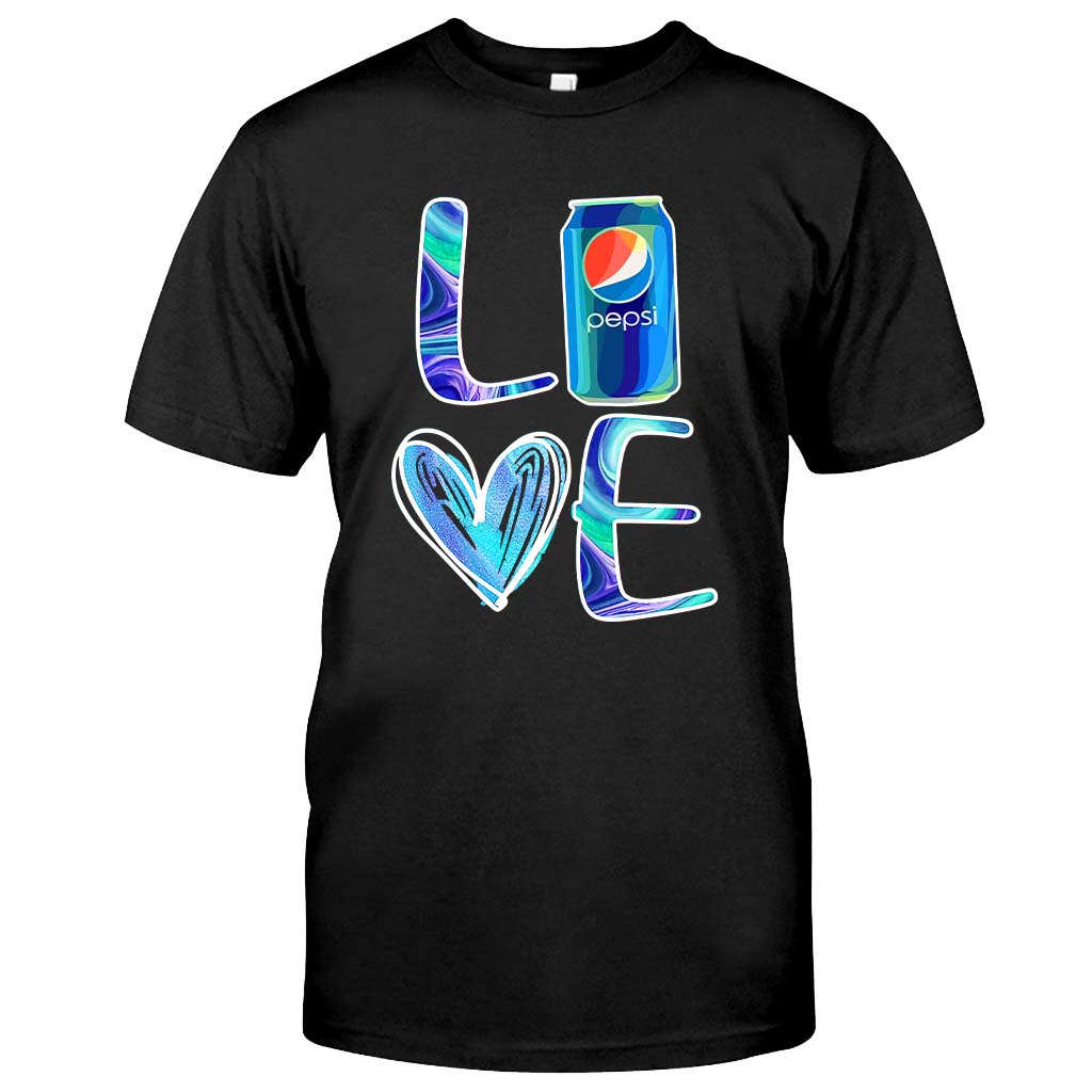 Love Summer Blue Soft Drink T-shirt and Hoodie