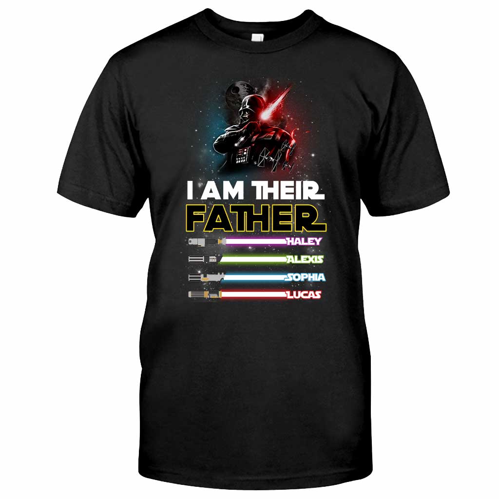 I Am Their Father - Personalized Father's Day The Force T-shirt and Hoodie