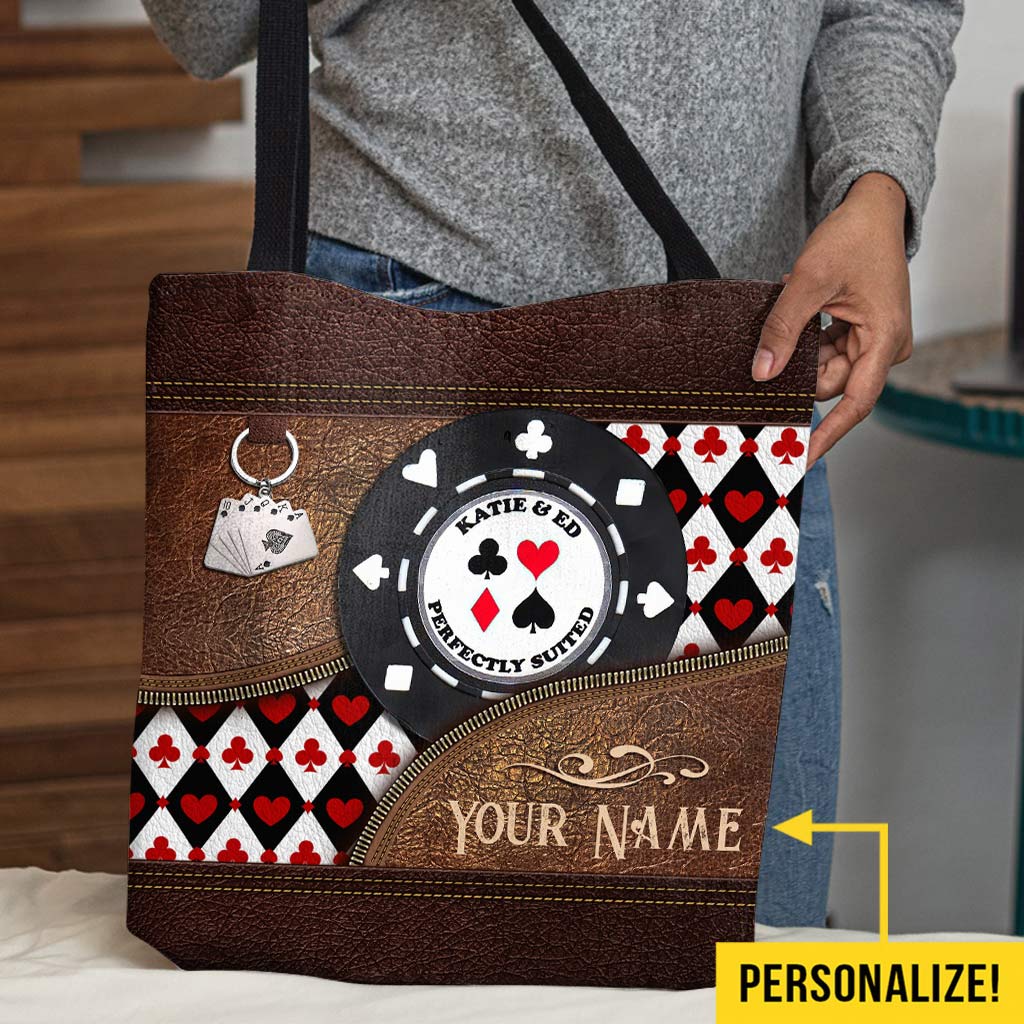 Poker Personalized Tote Bag