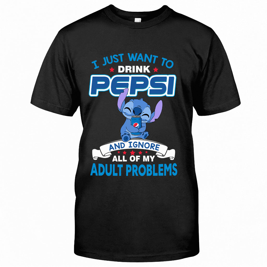 I Just Want To Drink - Blue Soft Drink T-shirt and Hoodie