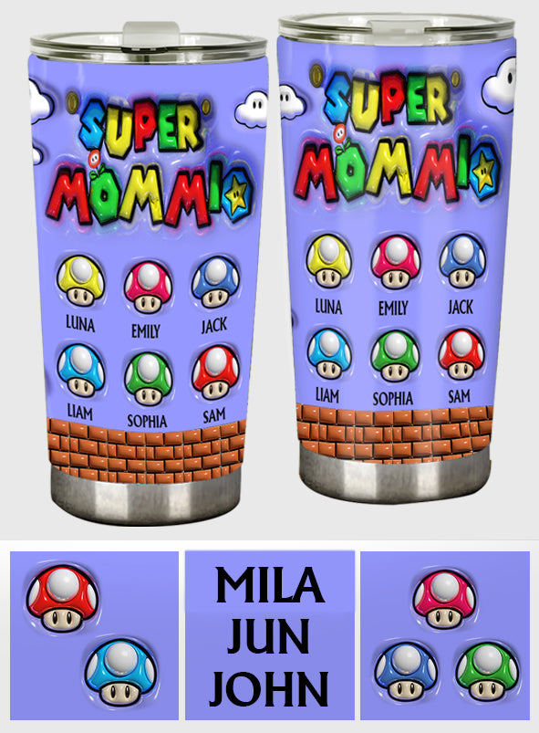 Super Mommio - Personalized Super Plumber Tumbler