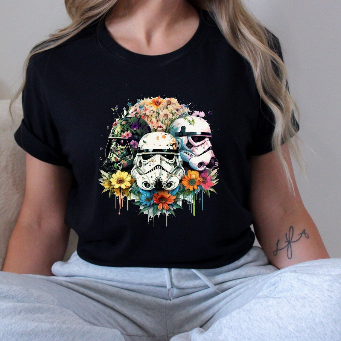 Flowers The Force T-shirt & Hoodie 0224