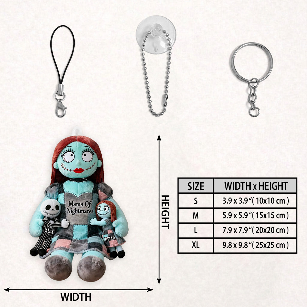 Mother Of Nightmares - Personalized Nightmare Plush Keychain