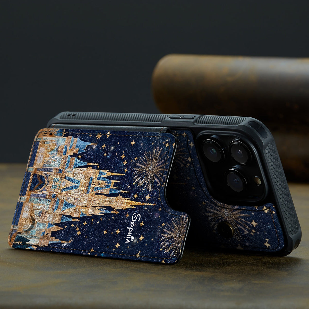 Magical Castle - Personalized Mouse Fully Printed Wallet Phone Case
